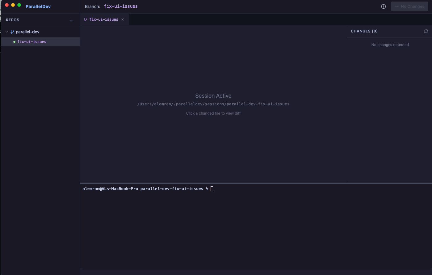 ParallelDev Screenshot